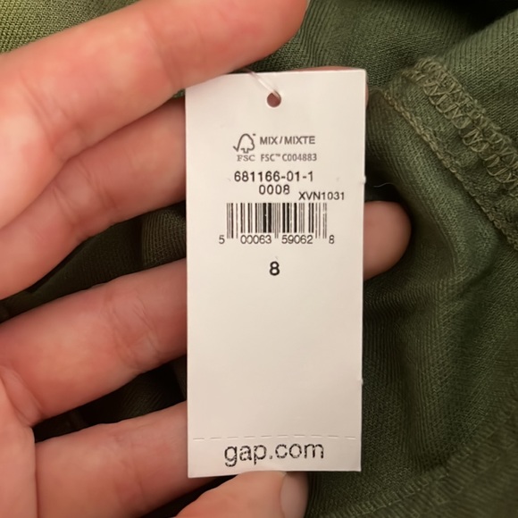 GAP cotton linen apron dress - Picture 8 of 8